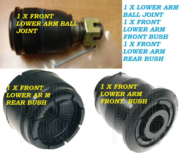 BONGO FRIENDEE SG 1 FRONT LOWER WISHBONE ARM BALL JOINT REAR BUSH BUSHES