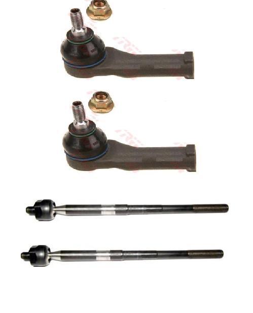 FORD MONDEO MK3 2000-2007 2 INNER TIE STEERING RACK END 2 TRACK ROD ENDS  NEW