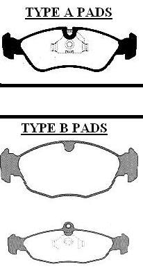 JAGUAR DAIMLER SOVEREIGN XJ6 1994-ON REAR BRAKE PADS