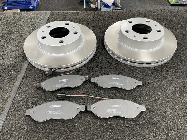 CITROEN RELAY 35 ENTERPRISE 2.2HDi 130BHP 2010 ON BRAKE DISC BRAKE PAD FRONT
