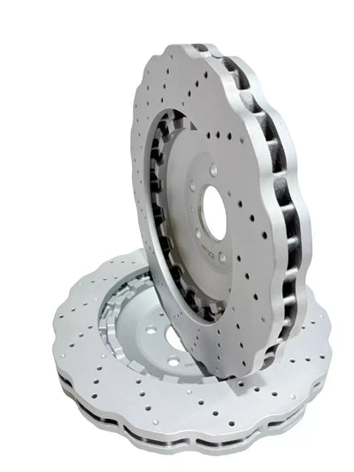 AUDI RSQ3 RS Q3 2013-2018 WAVEY FRONT BRAKE DISC 8U0615301A 8U0615301B PAIR