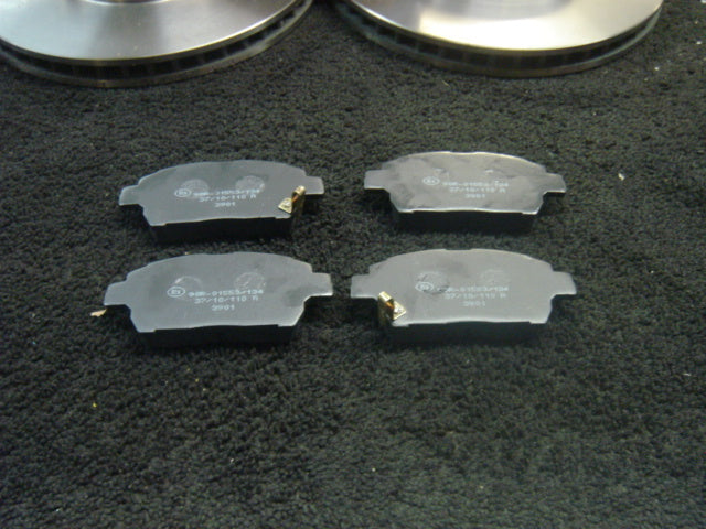 FOR TOYOTA CELICA VVTI 140 1999 FRONT BRAKE PADS FRONT PAIR