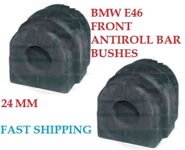FOR BMW Z4 2.2 2.5 3.0 E85 E86 FRONT ANTI ROLL BAR STABALISER BUSH KIT 24MM