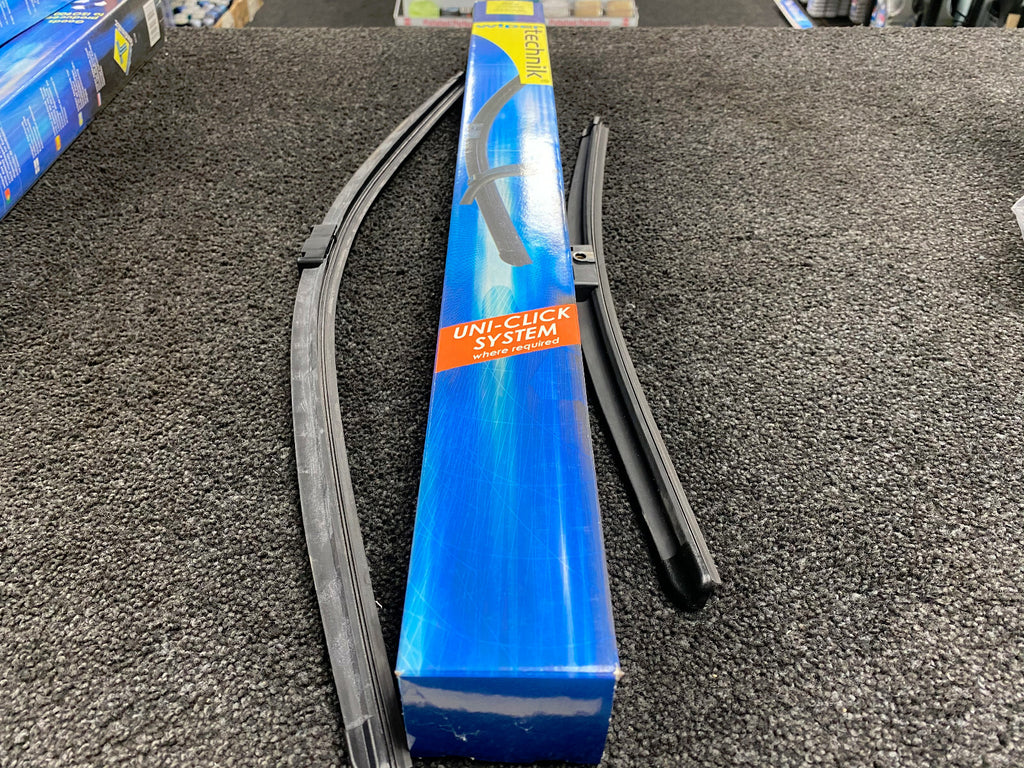 FOR FIAT CROMA 2 10/2005 ONWARDS FRONT FLAT WIPER BLADE SET WT371