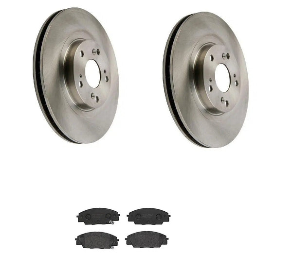 FOR HONDA CIVIC TYPE R FN2 06 ON FRONT BRAKE DISCS PADS MINTEX