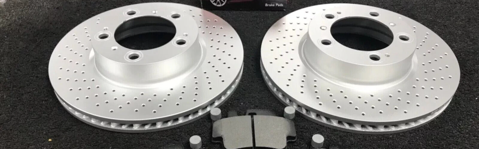 2 DELPHI PERFORMANCE REAR BRAKE DISC FOR PORSCHE 911 CARRERA S 991  997  330MM
