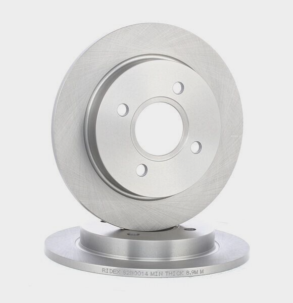 FORD SIERRA SAPPHIRE 1985-1993 2 REAR SOLID BRAKE DISC BRAND NEW PAIR