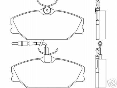 RENAULT LAGUNA MEGANE SCENIC  ESPACE FRONT BRAKE PADS  