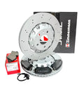 AUDI RS5 B9 (2017-24 ZIMMERMAN REAR BRAKE DISC REAR BRAKE PADS  8W0615601G