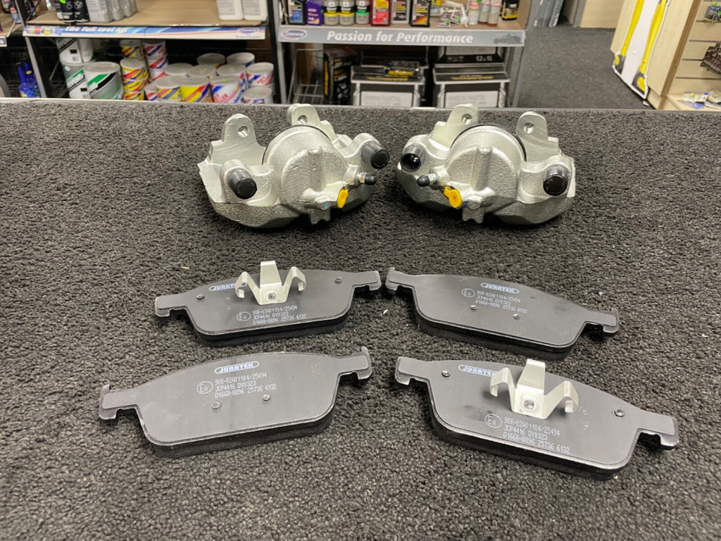 BRAKE CALIPER FRONT PAIR +BRAKE PADS  KUGA TITANIUM X TDCI ECOBOOST
