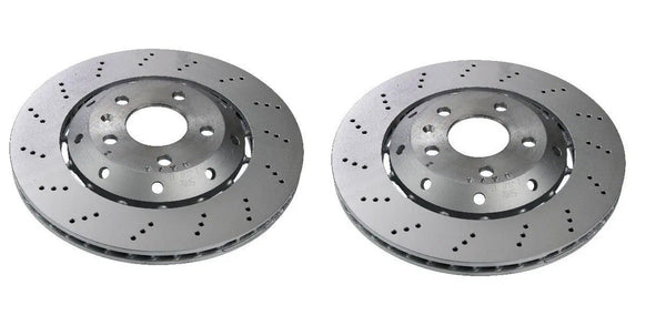 FOR AUDI RS4 B7 REAR LEFT RIGHT BRAKE DISCS PAIR 324mm 8E0615601AB 8E0615602D