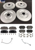 FOR Q7 TDI QUATTRO S  BRAKE DiSC FRONT REAR BRAKE DISC LEFT RIGHT +PADS + WIRES