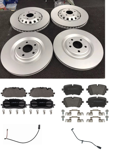 FOR Q7 TDI QUATTRO S  BRAKE DiSC FRONT REAR BRAKE DISC LEFT RIGHT +PADS + WIRES