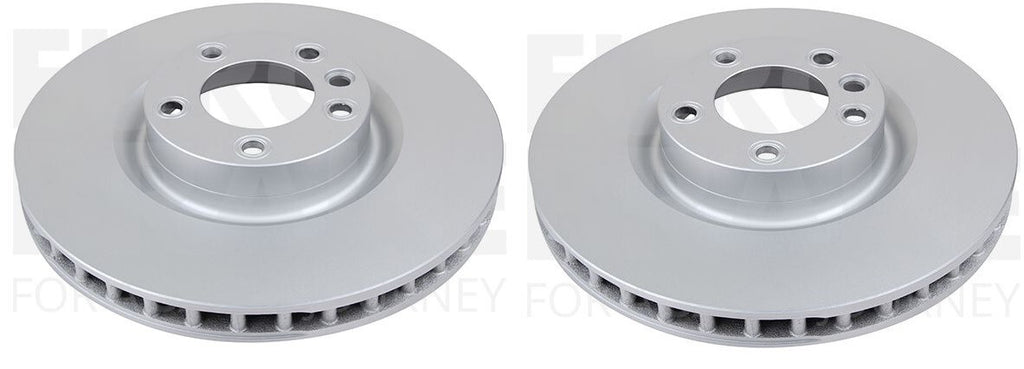 2x GENUINE DELPHI FRONT BRAKE DISC  TOUAREG CAYENNE 368MM DIAMETER