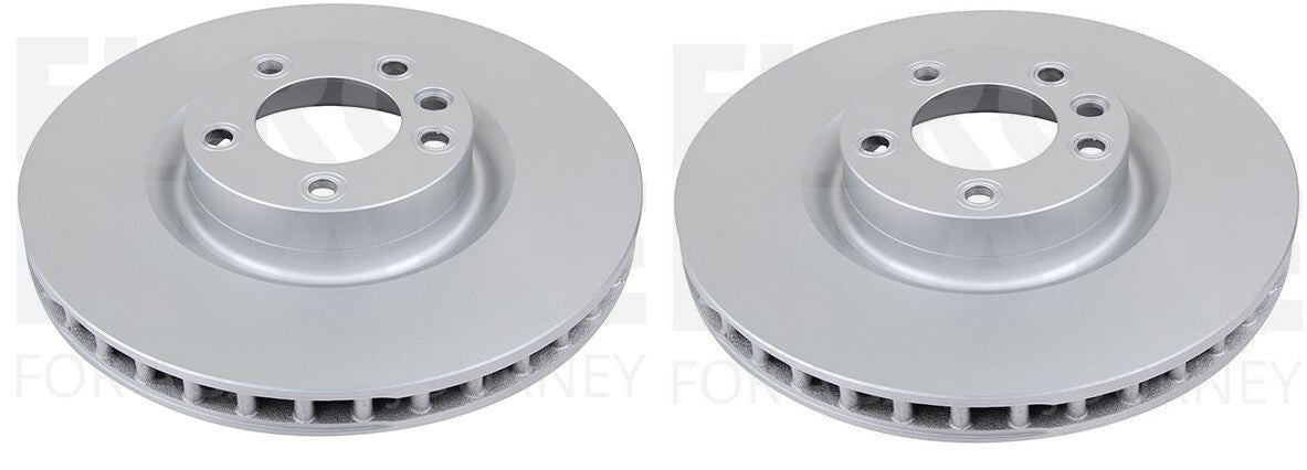 2x GENUINE DELPHI FRONT BRAKE DISC  TOUAREG CAYENNE 368MM DIAMETER