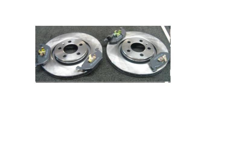 SKODA OCTAVIA AUDI A3 FRONT DISCS & PADS 281MM NEW WOW