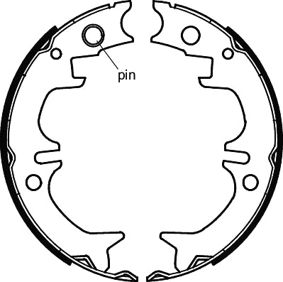 FOR TOYOTA CAMRY 2.2  2.4VVTI 3.0V6  ANDBRAKE SHOES REAR