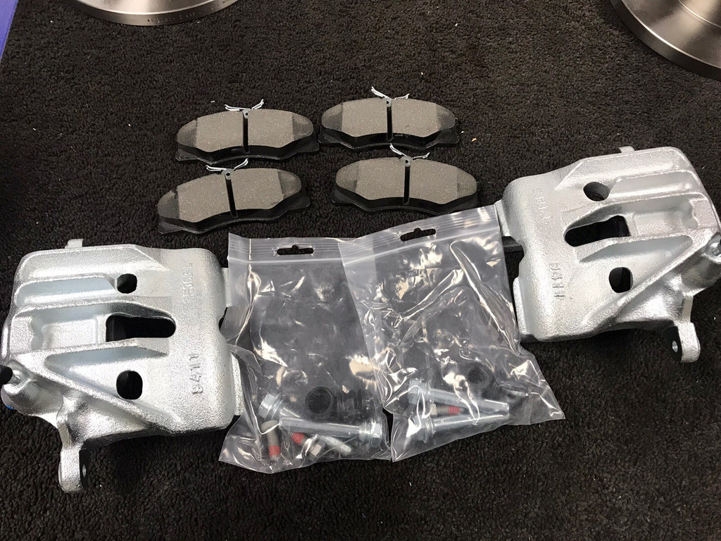 VW TRANSPORTER T3 T25 FRONT BRAKE DISC PADS BRAKE CALIPER SINGLE PISTON TYPE 