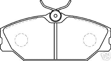 MINTEX  BRAKE PADS-  RENAULT  SAFRANE 1999 -2000