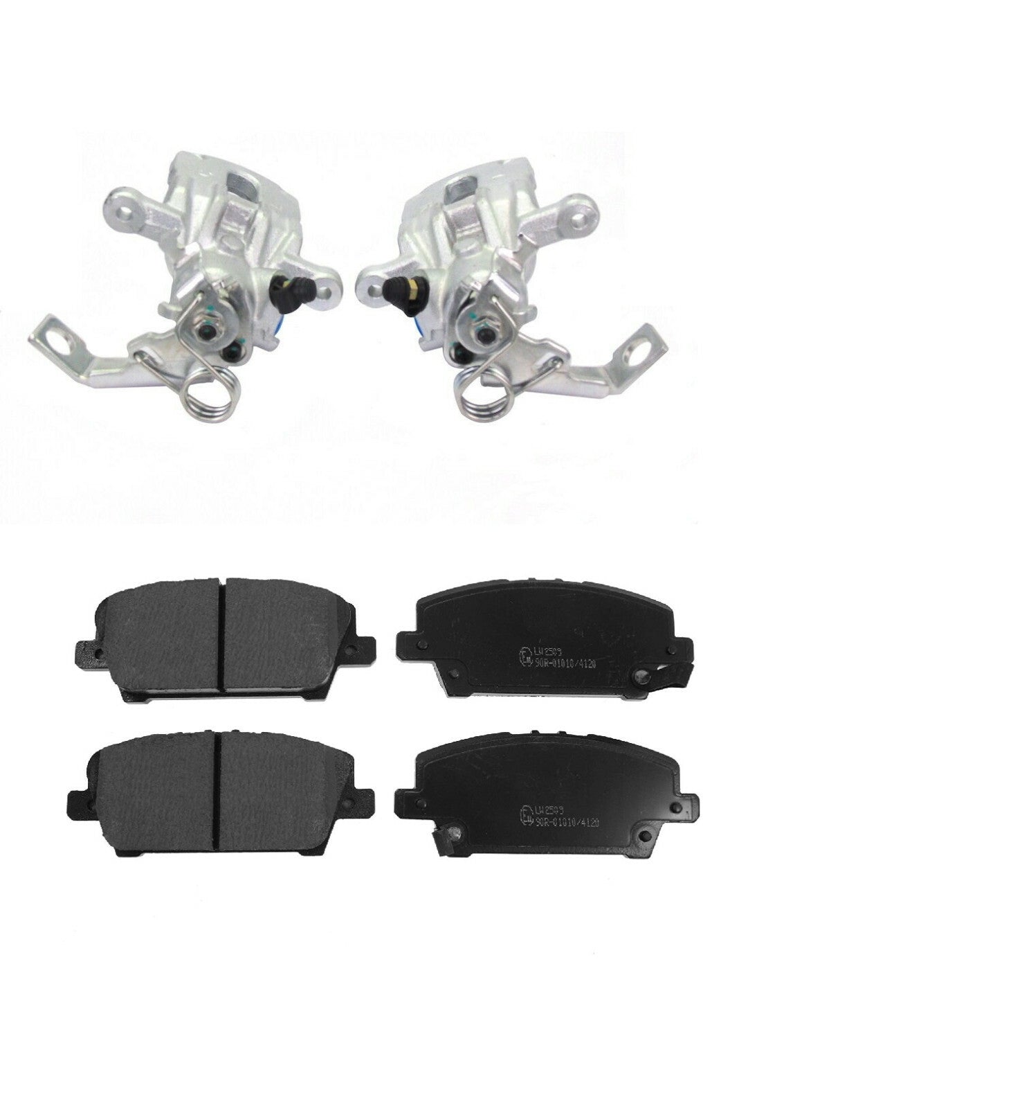 2 REAR BRAKE CALIPER PAIR BRAKE PAD FORHONDA CIVIC TYPE 1.4 1.8 i-VTEC 2.2i-CDTi