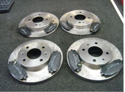 FOR MAZDA MX5 MX-5 1.6 1.8 1994-2005 FRONT AND REAR BRAKE DISCS & BRAKE PADS