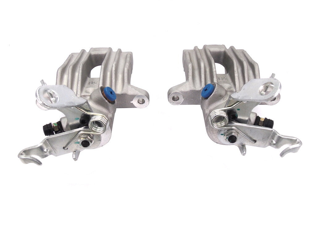 2 REAR BRAKE CALIPER BRAKE DISC PAD SKODA OCTAVIA 1Z3 1Z5 YETi TDi TSI FSi 255MM
