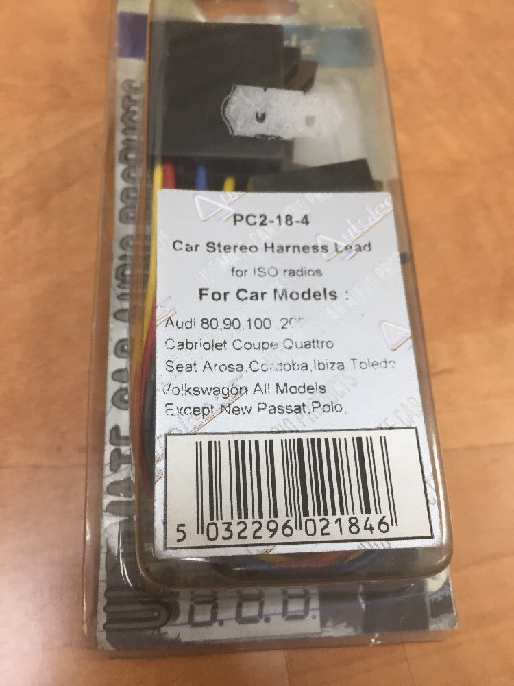 FOR AUDI ISO STEREO HEAD UNIT HARNESS ADAPTOR LOOM LEAD