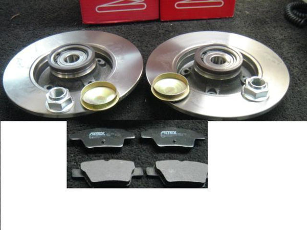 CITROEN C4 GRAND PICASSO REAR BRAKE DISC WHEEL BEARING REAR BRAKE PADS 