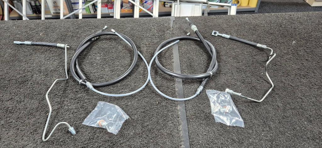 POLO 9N 6R FABIA 6Y 6J  IBIZA 5L 6J REAR BRAKE HOSE REAR BRAKE CABLE VENTED DISC