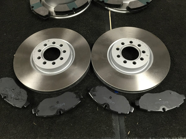 FOR IVECO DAILY 60C17 70C17 TWIN WHEEL 2 FRONT BRAKE DISC BRAKE PADS + SENSORS