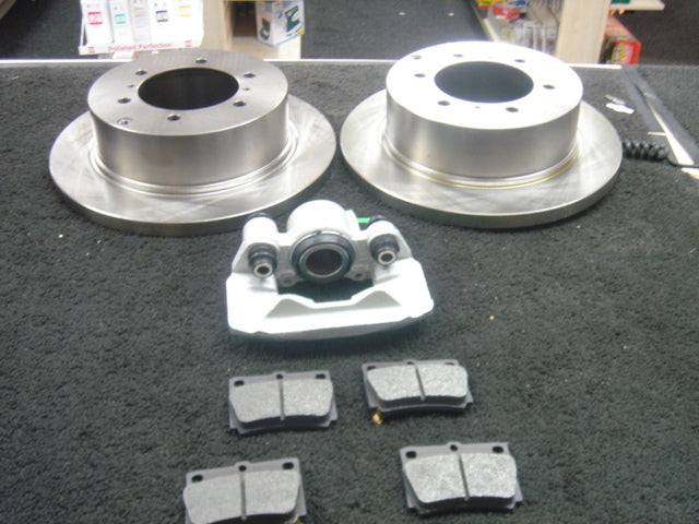 FOR MITSUBISHI SHOGUN SPORT1999-2006 REAR BRAKE DISCS  PAD REAR BRAKE CALIPER