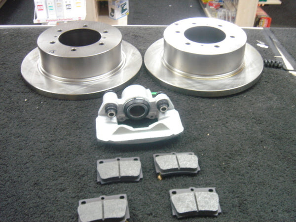 FOR MITSUBISHI SHOGUN SPORT1999-2006 REAR BRAKE DISCS  PAD REAR BRAKE CALIPER