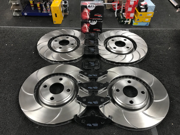LOTUS EXIGE SCC CUP PERFORMANCE BRAKE DISCS MINTEX M1144 PADS 