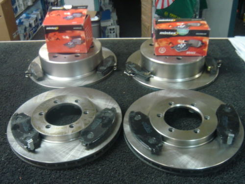  SSANGYONG DAEWOO MUSSO KORANDO BRAKE DISC FRONT REAR MINTEX PADS FRONT REAR