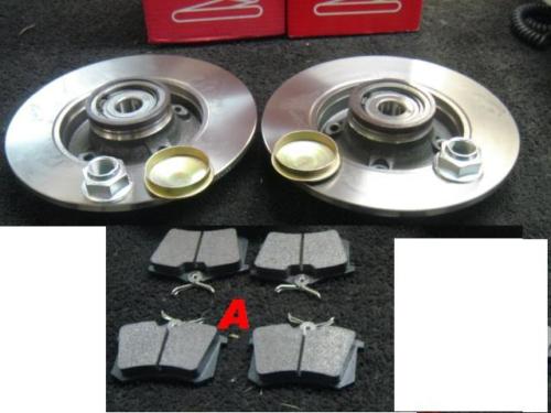 RENAULT GRAND SCENIC 2004 on  REAR BRAKE DISCS PADS