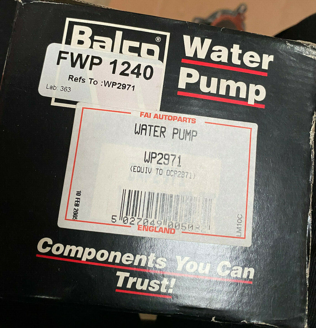 1 X WATER PUMP FOR MERCEDES 207D 307D 2.4 300GD 3.0