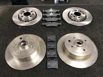 VAUXHALL CAVALIER MK3 SRi CALIBRA BRAKE DISC FRONT REAR BRAKE DISC BRAKE  PADS