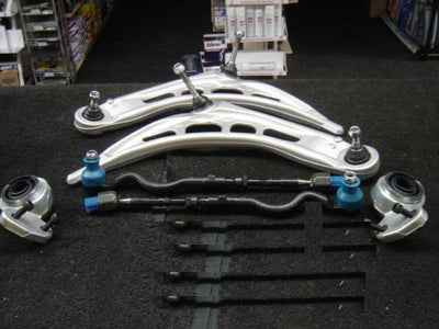 BMW 3 SER E46 TOURING ESTATE LOWER WISHBONE ARM BUSH KIT TRACK TIE ROD END KIT