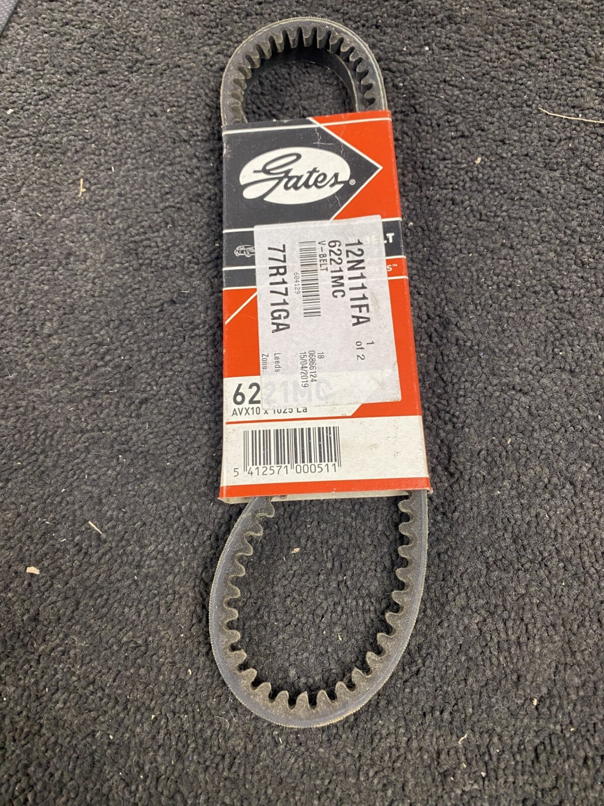 GENUINE GATES FAN BELT FITS LAND ROVER DEFENDER 110 2 1/2 (1990-2016)- 6221MC