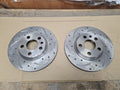 FOR PEUGEOT CITROEN FIAT SCUDO FRONT DRILLED GROOVED BRAKE DISCS 257MM