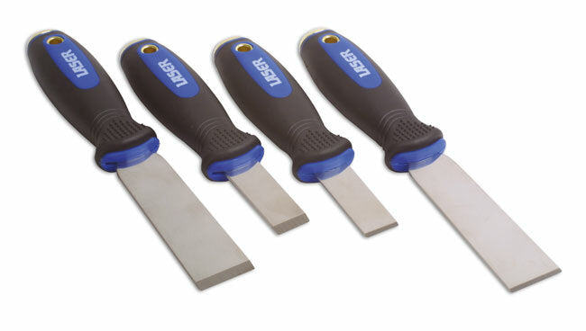 1 X LASER TOOL 4 PIECE SCRAPER SET 