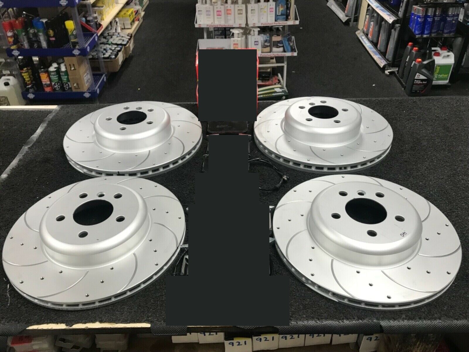 BMW M135I F20 CROSS DRILLED GROOVED BRAKE DISCS FRONT REAR 340+345