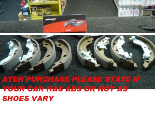 PUNTO MK2 1999 ON REAR MINTEX BRAKE SHOES NEW 