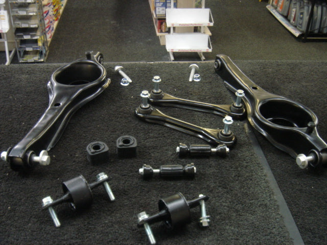 FORD FOCUS REAR AXLE ARMS UPPER LOWER ARM ANTI ROLL BAR LINK BUSH KIT LH RH