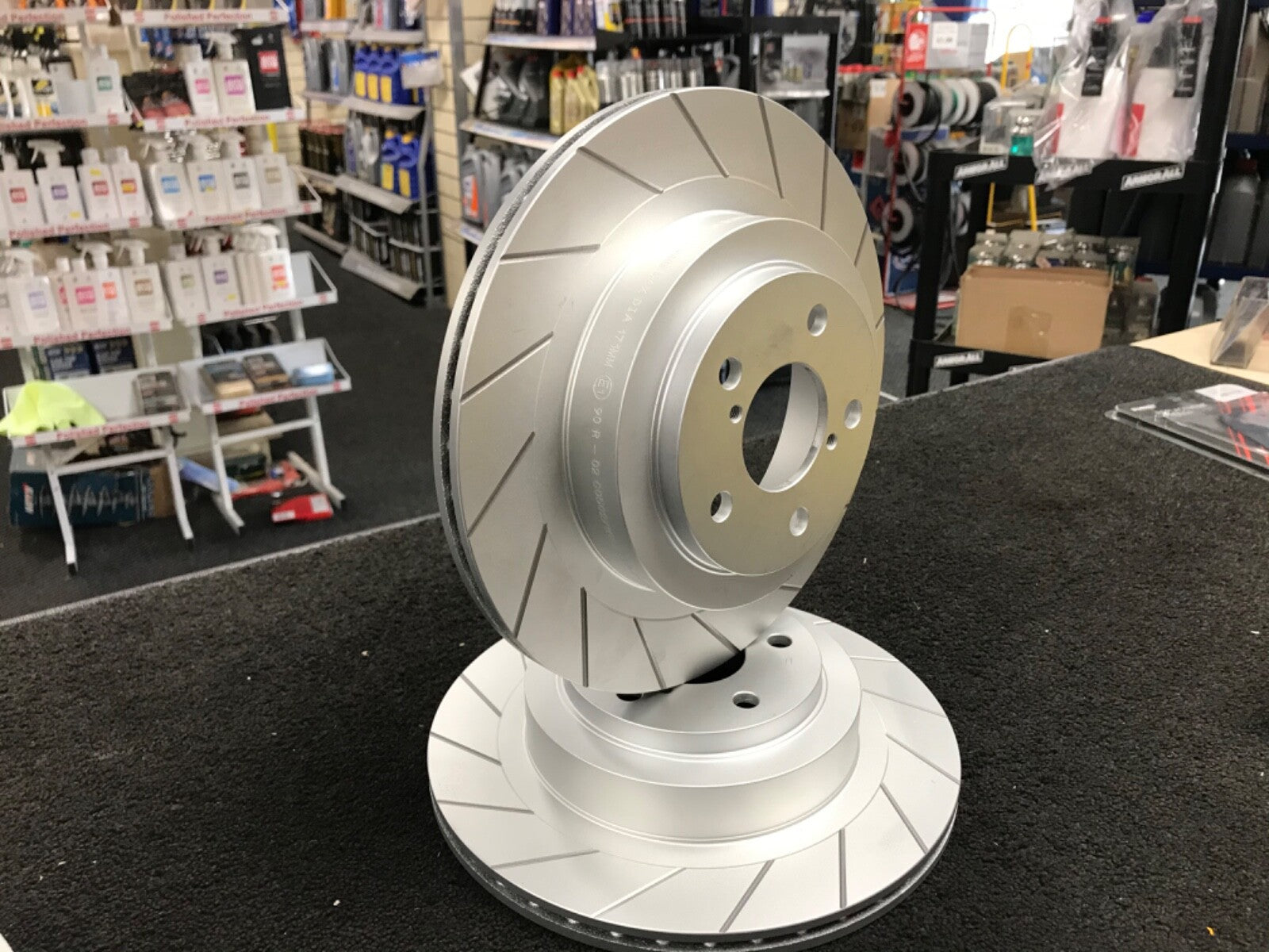 FOR SUBARU IMPREZA WRX TURBO GDB 01> GROOVED BRAKE DISC
