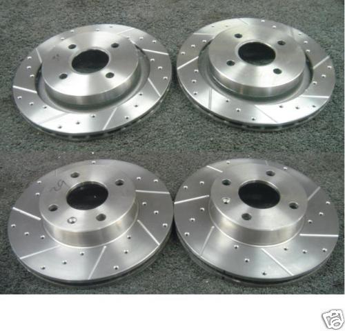 CHIMERA GRIFFITH DRILLED GROOVED BRAKE DISC FRONT REAR