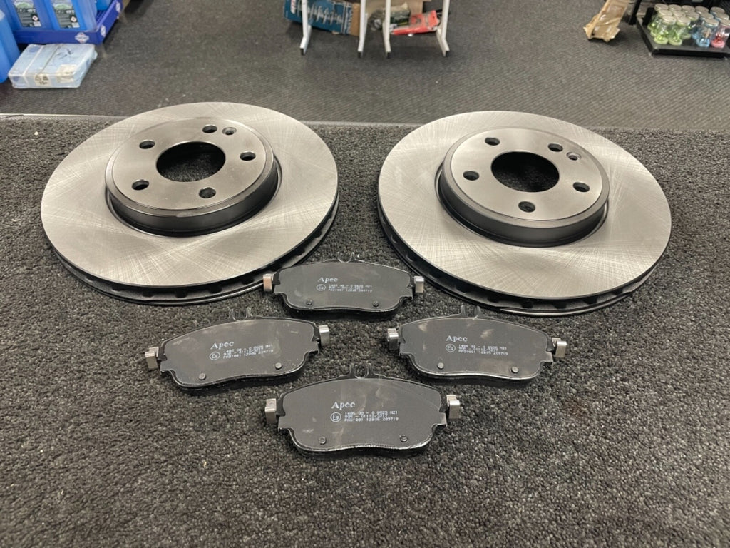 BRAKE DISCS  PADS FRONT REAR FOR MERCEDES A160 A180 A200 2012 ON 