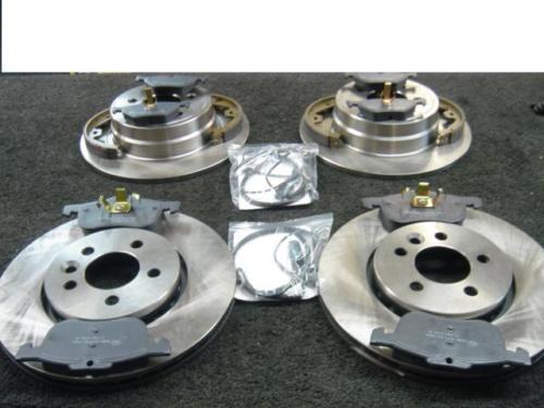 ROVER 75 TOURER BRAKE DISCS PADS SHOES SENSOR  FRNT REA