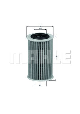 MAHLE OX 209D OIL  FILTER 