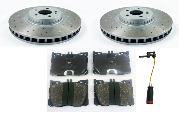 FOR GLC-CLASS GLC 250 D 4MATIC AMG FRONT 360MM DRILLED DISC PAD SET